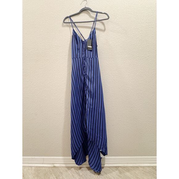 NWT Reformation Savanah Dress Blue striped Sundress Women's Size 0 - Picture 14 of 15